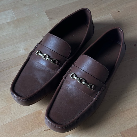 Coach Brown Loafers Like New - Picture 2 of 3
